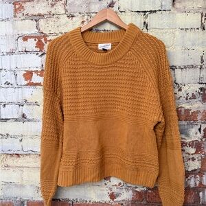 Universal Thread Textured Mustard Sweater